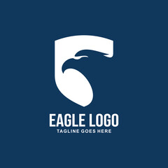 Eagle logo design vector. Eagle head logo