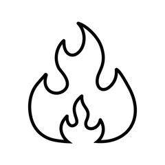 fire icon design. energy resource illustration