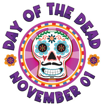 Day of the dead with Mexican Calaca