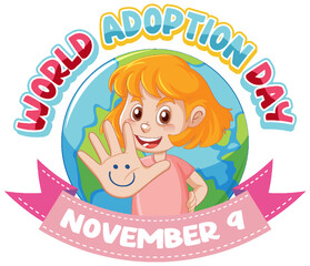 World Adoption Day Logo Design