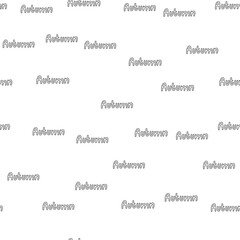 Autumn lettering vector pattern. Hand drawing phrase. Decor menu or sale slogan. Design typographic sketch. Decoration modern saying. Black calligraphy text