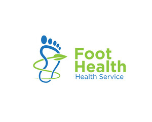 health foot care logo designs for nature medical service