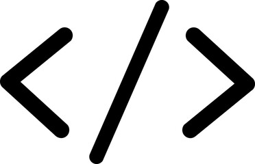 Coding icon vector illustration on white background..eps