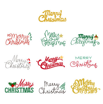 merry Christmas lettering