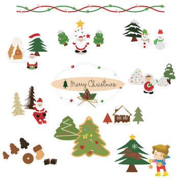 Christmas ordinary popular image vector