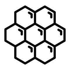 bee hive line icon