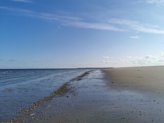 beach in the morning
