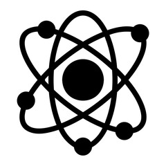 atom glyph icon