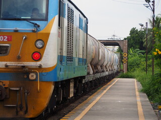 train on the railway