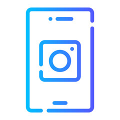 social media gradient icon