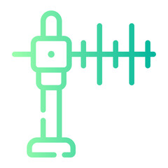antenna gradient icon