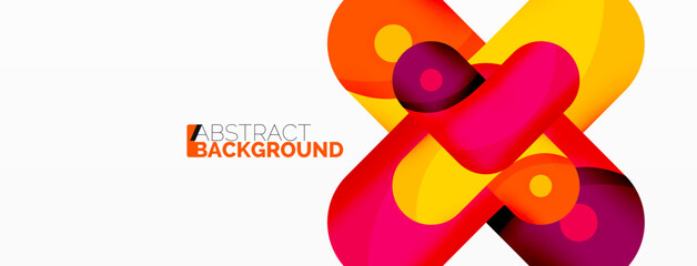 Creative geometric wallpaper. Trendy minimal abstract background. Techno business template for wallpaper, banner, background or landing