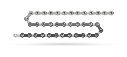 Vector illustration, bicycle chain