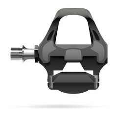 Vector illustration, contact pedals road sports bicycle