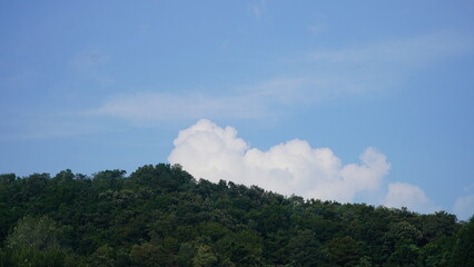 clouds in the sky