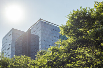 modern office building