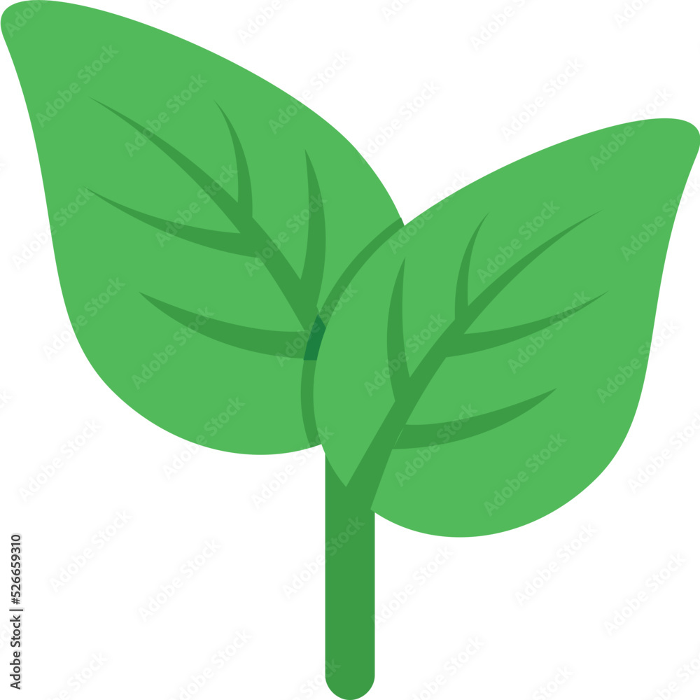 Poster leaf vector icon