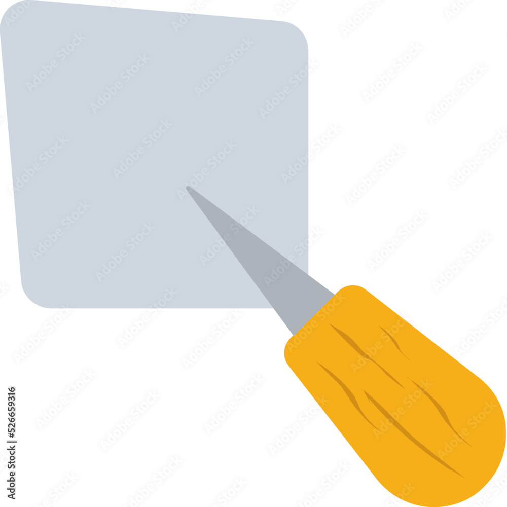 Canvas Prints trowel vector icon