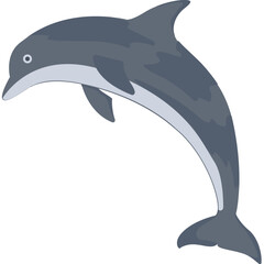 Fototapeta premium Dolphin Vector Icon