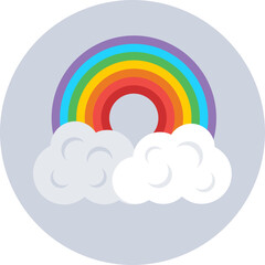 Rainbow Vector Icon