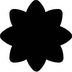 Hibiscus Vector Icon