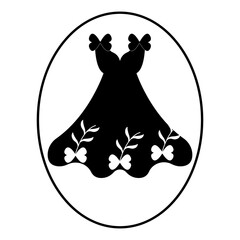 dress icon ilustration vector