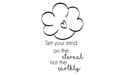 Christian Faith, Typography for print or use as poster, card, flyer or T Shirt