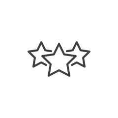 Customer feedback line icon