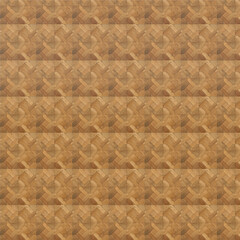 Mosaic wood pattern. Seamless wood parquet texture. 3D rendering.