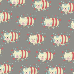 background, pattern, vector, design, flowers, summer, nature, art, illustration, spring, grass, cat, cartoon, sun, poster, animal, happy, garden, green, black, earth, leaves, character, cute, graphic,