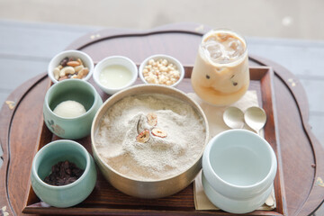 cup of coffee and cookies