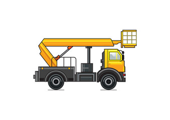 Auto lift template vector image
