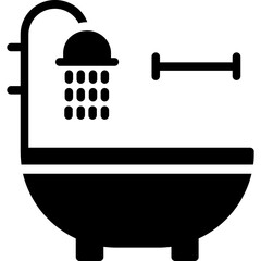 Bathtub Vector Icon