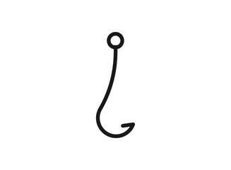 hooks vector isolated on white background. icon hooks isolated.