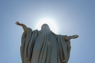 Statue of Virgin Mary, Cerro San Cristobal, Santiago de Chile