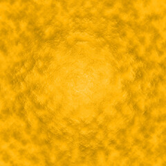 Golden background. Texture of uneven surface of yellow metal