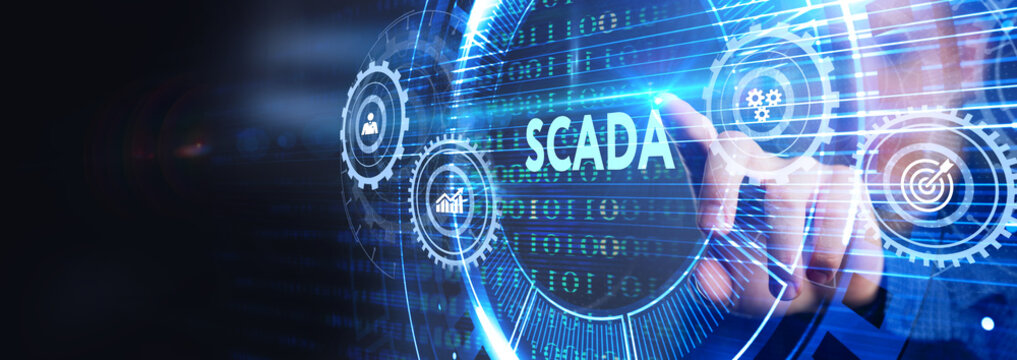 System Supervisory Control And Data Acquisition technology concept. SCADA