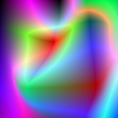 abstract background with rainbow wave mixture color  effect 