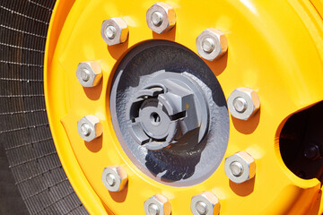 Tractor wheel hub