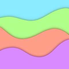 pastel wave abstract background