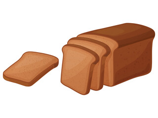 Fresh bread. Bakery for breakfast. Elements for bakery, pastry design.