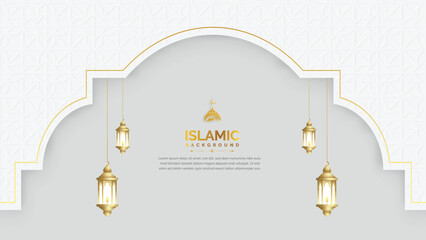 islamic background template design