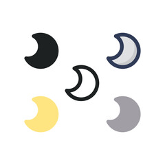 Moon Weather Forecast Icon Pack