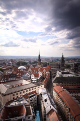 Aerial view of Dresden, Germany