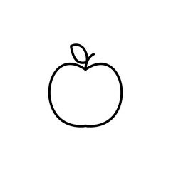 Apple icon for web and mobile app. Apple sign and symbols for web design.