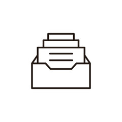 Archive folders icon for web and mobile app. Document vector icon. Archive storage icon.