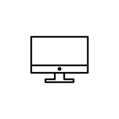 Computer icon vector for web and mobile app. computer monitor sign and symbol