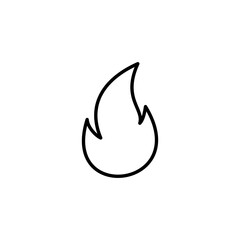 Fire icon vector for web and mobile app. fire sign and symbol