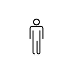 Man icon for web and mobile app. male sign and symbol. human symbol