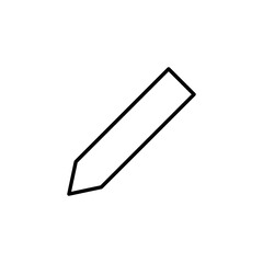 Pencil icon for web and mobile app. pen sign and symbol. edit icon vector